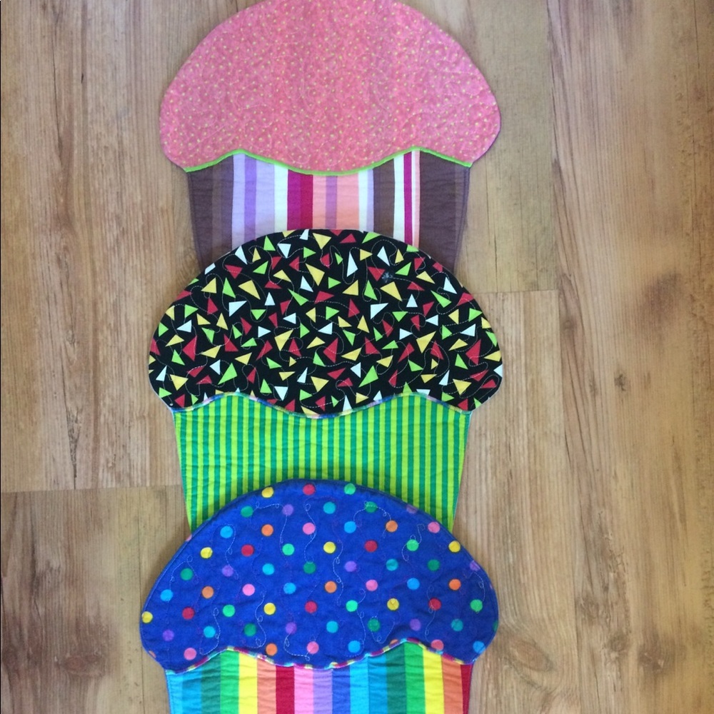 Three Cupcake Placemats